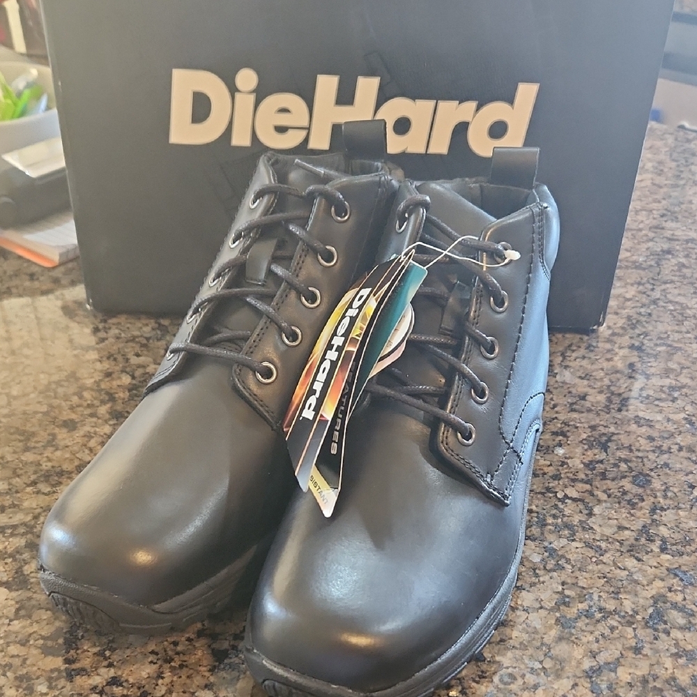 Men's Black Leather Boots
